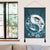 Hawaiian Hibiscus Turtle Polynesian Hanging Poster YinYang Style - AH - Polynesian Pride