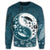 Hawaiian Hibiscus Turtle Polynesian Sweatshirt YinYang Style - AH - Polynesian Pride