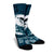 Hawaiian Hibiscus Turtle Polynesian Crew Socks YinYang Style - AH - Polynesian Pride