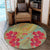 Hawaiian Hibiscus Water Color Round Carpet - AH - Polynesian Pride