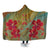 Hawaiian Hibiscus Water Color Hooded Blanket - AH Hooded Blanket White - Polynesian Pride