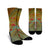 Hawaiian Hibiscus Water Color Crew Socks - AH Crew Socks White - Polynesian Pride