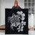 Hawaiian Kanaka Hibiscus Plumeria Mix Polynesian Turtle Premium Quilts - Gray - AH - Polynesian Pride