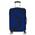 Hawaiian Kanaka Honu Map Hibiscus Globular Polynesian Blue Luggage Covers - AH Black - Polynesian Pride