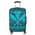 Hawaiian Kanaka Polynesian Tribal Luggage Covers Reggae Color Blue AH Black - Polynesian Pride
