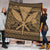 Hawaiian Kanaka Polynesian Tribal Premium Quilts Reggae Color Gold AH - Polynesian Pride