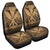 Hawaiian Kanaka Polynesian Tribal Car Seat Covers Reggae Color Gold AH Universal Fit Black - Polynesian Pride