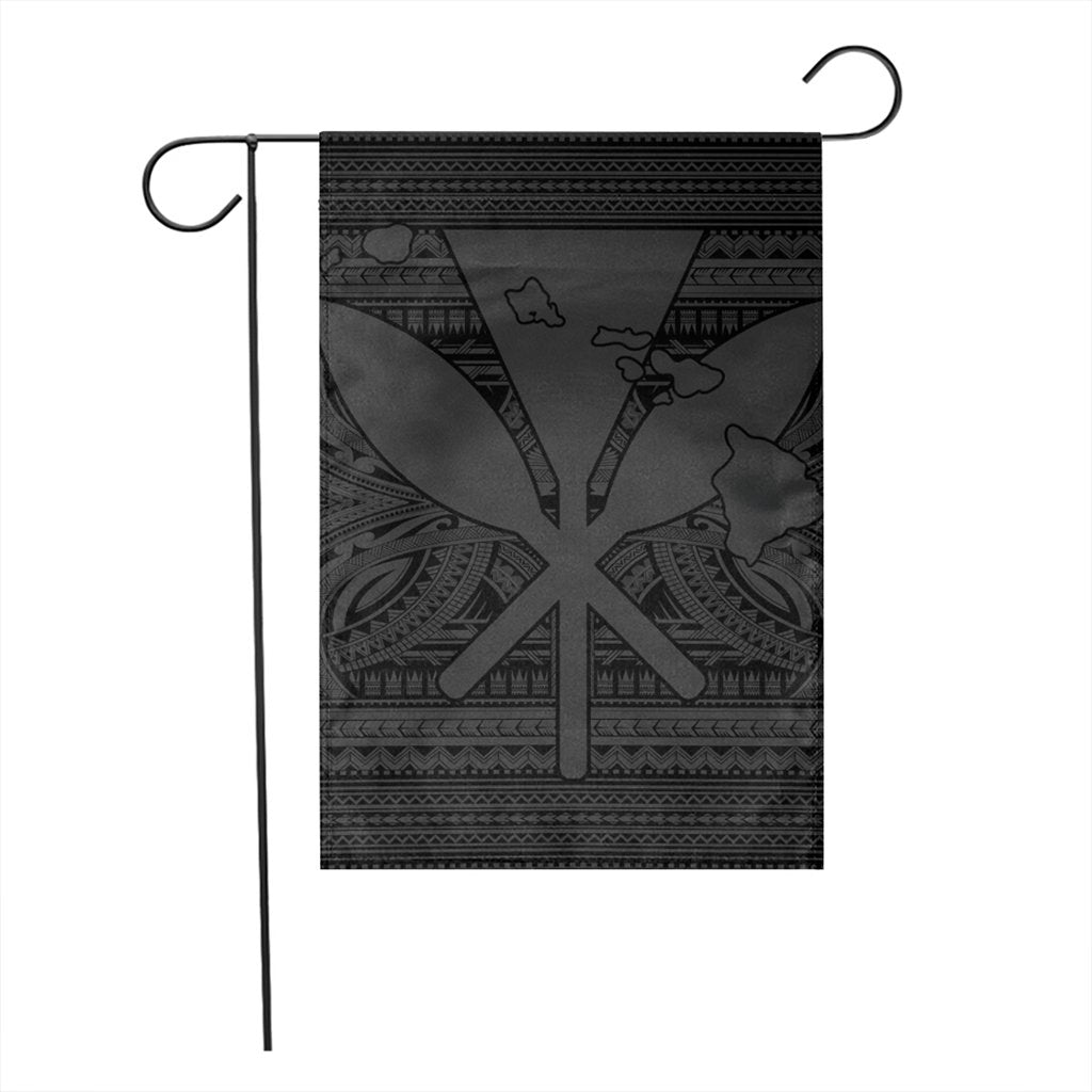 Hawaiian Kanaka Polynesian Tribal Flag Reggae Color Gray AH - Polynesian Pride