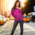 Hawaiian Kanaka Polynesian Tribal Women's Off Shoulder Sweater Reggae Color Pink AH - Polynesian Pride
