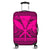Hawaiian Kanaka Polynesian Tribal Luggage Covers Reggae Color Pink AH Black - Polynesian Pride