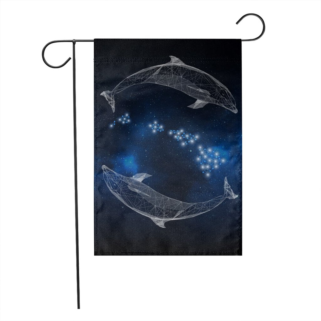 Hawaiian Map Galaxy Zodiac Dolphin White Polynesian Flag - AH - Polynesian Pride