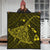 Hawaiian Map Kanaka Manta Ray Polynesian Premium Quilts Yellow - AH - Polynesian Pride