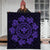Hawaiian Map Kanaka Turtles Circle Style Purple Polynesian Premium Quilts - AH - Polynesian Pride