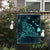 Hawaiian Map Manta Ray Turquoise Polynesian Flag - AH - Polynesian Pride