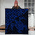 Hawaiian Map Turtle Hibiscus Kanaka Polynesian Premium Quilts - Blue - AH - Polynesian Pride