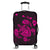 Hawaiian Map Turtle Ohana Hibicus Polynesian Luggage Covers - Pink - AH Black - Polynesian Pride