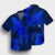 Hawaiian Map Whale Swim Hibiscus Polynesian Hawaiian Shirt - Blue - AH - Polynesian Pride
