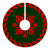 Hawaiian Quilt Pattern Tradition Palm Tree Skirt - Red Green - AH - Polynesian Pride