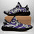 Hawaiian Sneakers YZ Polynesian Maori Ethnic Ornament Violet AH - Polynesian Pride