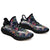 Hawaiian Sneakers YZ Tropical Hibiscus Red And Plumeria White Black - Polynesian Pride