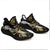Hawaiian Sneakers YZ Watercolor Flamingos Palm Trees Beautiful Seamless Black - Polynesian Pride