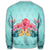 Hawaiian Tropical Strelitzia Hibiscus Plumeria Centre Sweatshirt - AH - Polynesian Pride