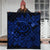 Hawaiian Turtle Hibiscus Plumeria Kanaka Polynesian Premium Quilts Blue - Soft Style - AH - Polynesian Pride