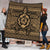 Hawaiian Turtle Polynesian Tribal Premium Quilts Gold AH - Polynesian Pride