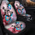 Hawaiian Wave Hibiscus Watercolor Turtle Polynesian Car Seat Covers - AH - Polynesian Pride