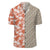 Hibiscus Flower Pattern Lauhala Moiety Hawaiian Shirt - Polynesian Pride