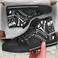 Samoa High Top Shoes - Cross Style - Polynesian Pride