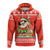 Hawaiian Santa Claus Mele Kalikimaka Hoodie Red Farah Style - Polynesian Pride