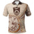 Kiribati Polo Shirt Hibiscus Flowers Vintage Style Unisex Nude - Polynesian Pride