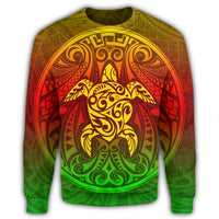 Kanaka Maoli Turtle Polynesian Sweatshirt - AH - Polynesian Pride