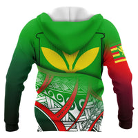 Kanaka Maoli Coat of Arms Zip up Hoodie Polynesian Pattern - Polynesian Pride