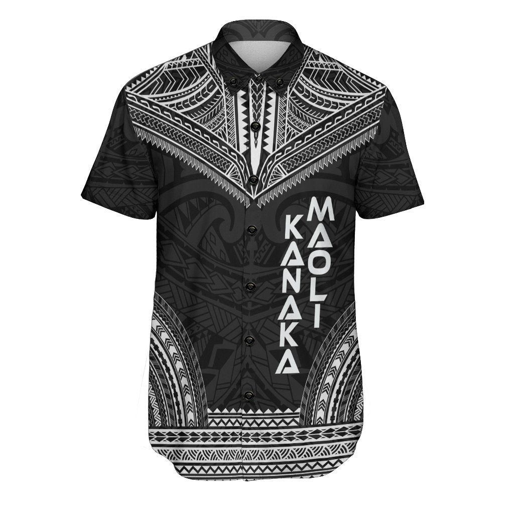 Kanaka Maoli Polynesian Chief Shirt - Black Version Men Black - Polynesian Pride