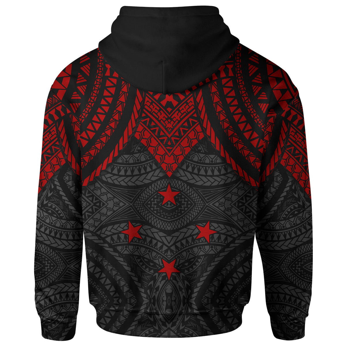 Yap Hoodie Micronesian Pattern Armor Style - Polynesian Pride