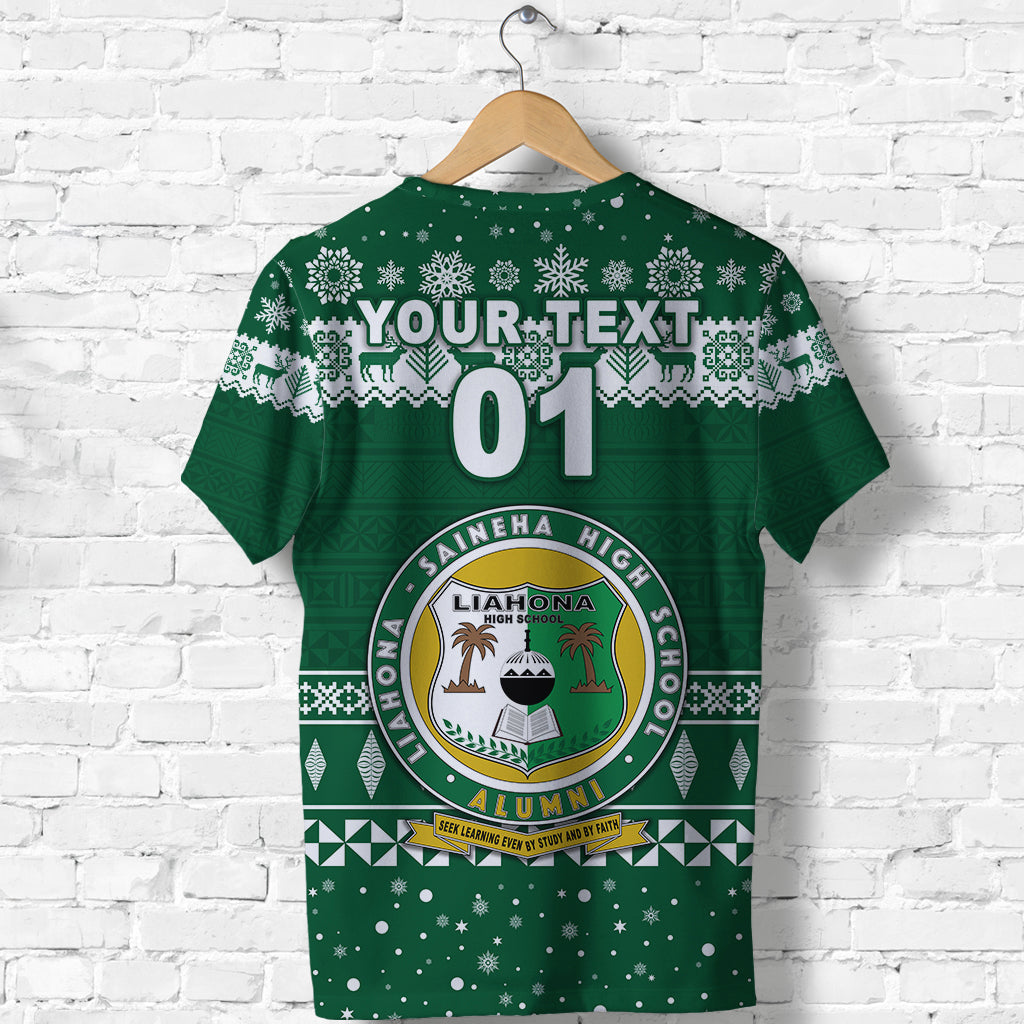 Custom Liahona High School Christmas T Shirt Simple Style LT8 - Polynesian Pride