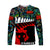 (Custom Personalised) New Zealand Maori ANZAC Long Sleeve Shirt Remembrance Soldier - Paua Shell LT8 Unisex Green - Polynesian Pride