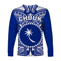 Chuuk Long Sleeve Shirt Micronesia Simple Pattern LT13 - Polynesian Pride