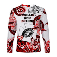 Wallis and Futuna Polynesian Long Sleeve Shirt Unique Style - White LT8 - Polynesian Pride