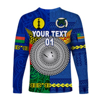 (Custom Personalised) Vanuatu Tafea Province and Kanaky New Caledonia Long Sleeve Shirts Together, Custom Text And Number LT8 - Polynesian Pride
