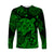 Hawaii Turtle Polynesian Long Sleeve Shirt Plumeria Flower Unique Style - Green LT8 - Polynesian Pride