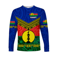 (Custom Personalised) New Caledonia Kanaky Long Sleeve Shirts Kanaky Vibes LT8 - Polynesian Pride