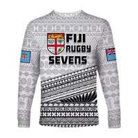 Fiji Sevens Rugby Long Sleeve Shirt Fijian 7s Tapa Polynesian Art LT14 - Polynesian Pride