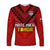 Tonga Rugby MMT Long Sleeve Shirt Ngatu Mate Maa Tonga Simple LT13 Unisex Red - Polynesian Pride