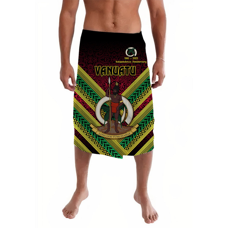 Vanuatu Special Independence Anniversary Lavalava Creative Style Gradient Red LT8 Red - Polynesian Pride