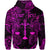 Custom Libra Zodiac Polynesian Hoodie Unique Style Pink LT8 - Polynesian Pride