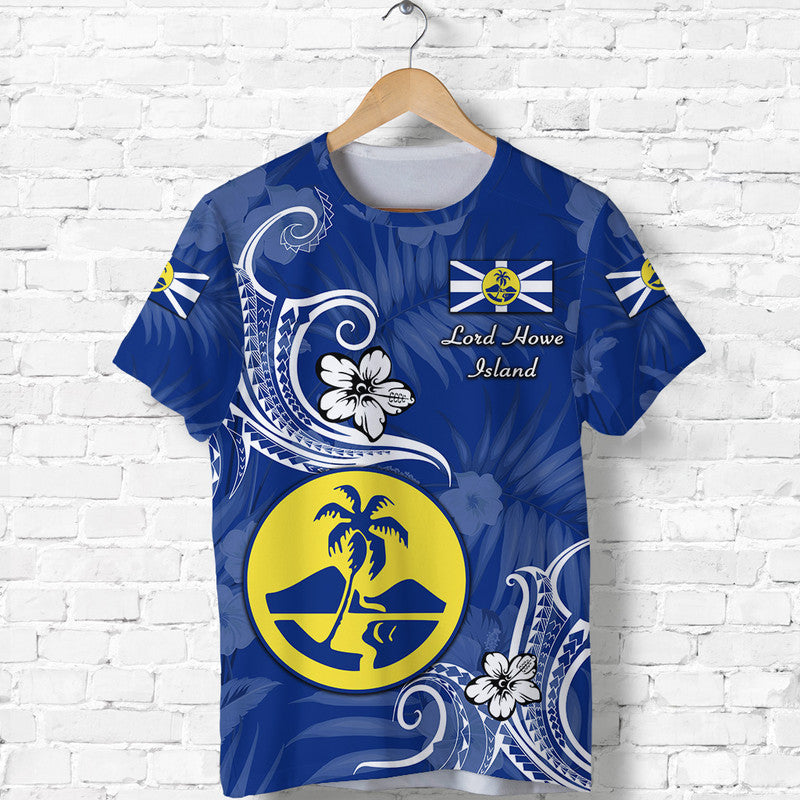 Custom Lord Howe Island T Shirt Unique Polynesian White Vibes LT8 - Polynesian Pride
