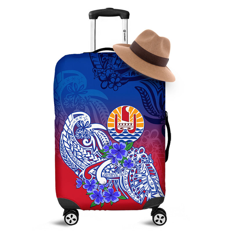Tahiti Luggage Cover Polynesian Floral Tribal LT9 Gradient - Polynesian Pride